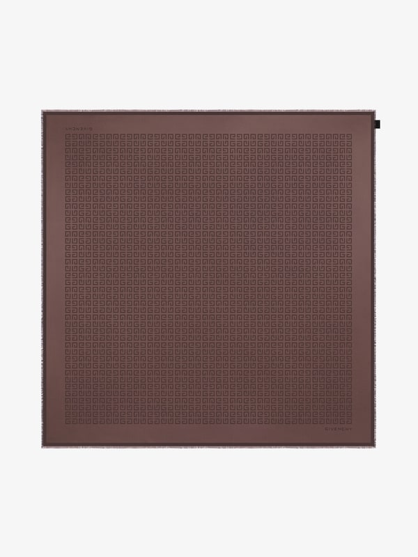 Givenchy 4G shawl in silk and wool with lurex