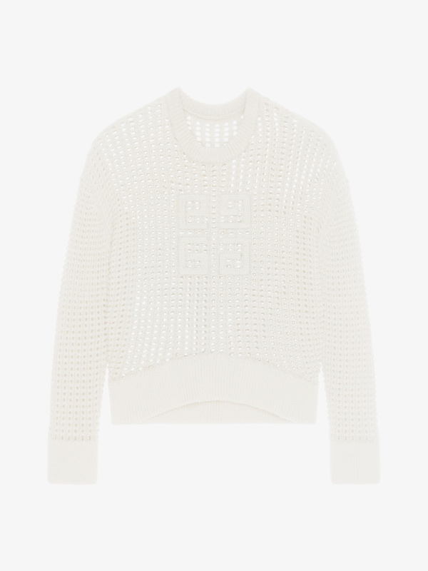 Givenchy 4G Sweater In Wool And Cashmere