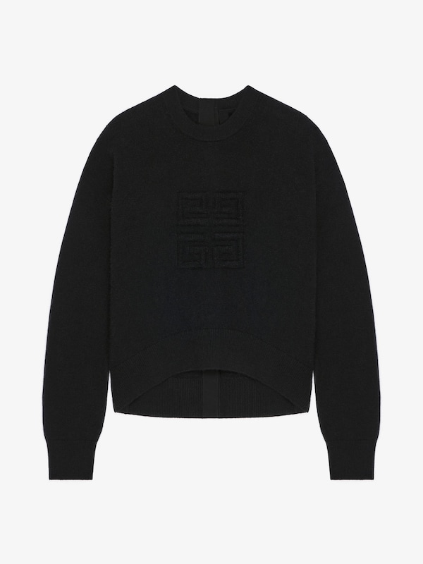 Givenchy 4G Sweater In Wool With Buttoned Back