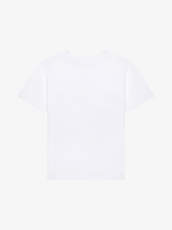 Givenchy 4G T-shirt In Cotton And Denim