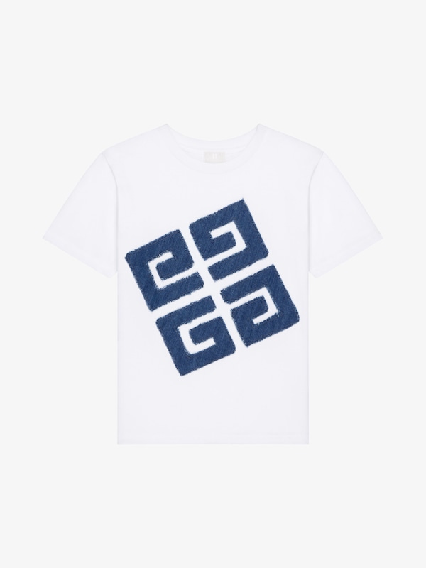Givenchy 4G t-shirt in cotton and denim