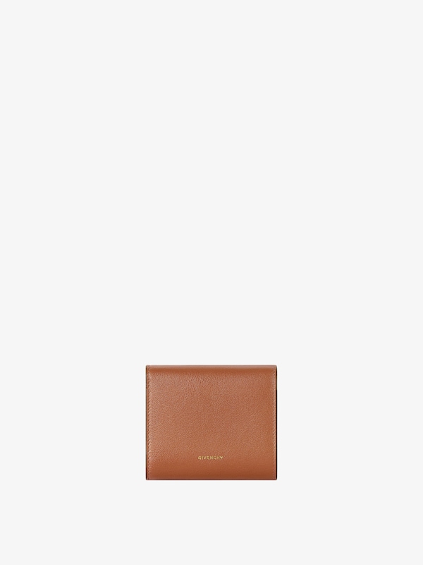 Givenchy 4G Wallet In Grained Leather