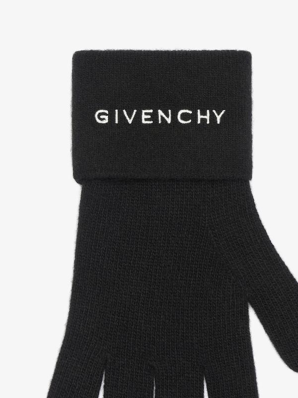 Givenchy 4G Wool Knit Gloves