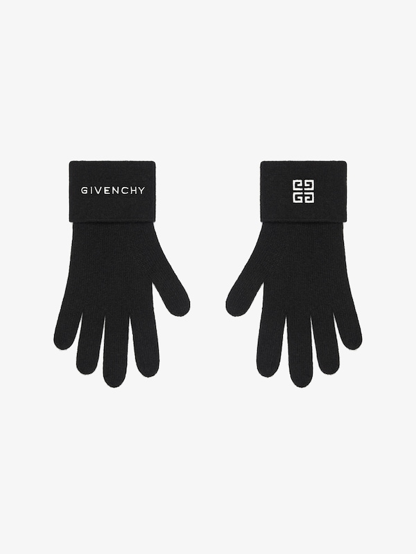 Givenchy 4G Wool Knit Gloves