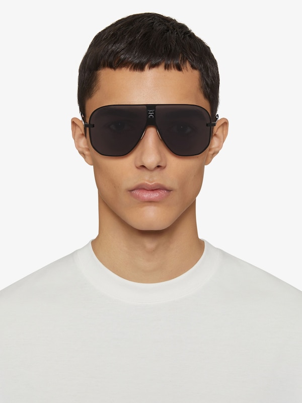 Givenchy 4GEM Unisex Sunglasses In Metal