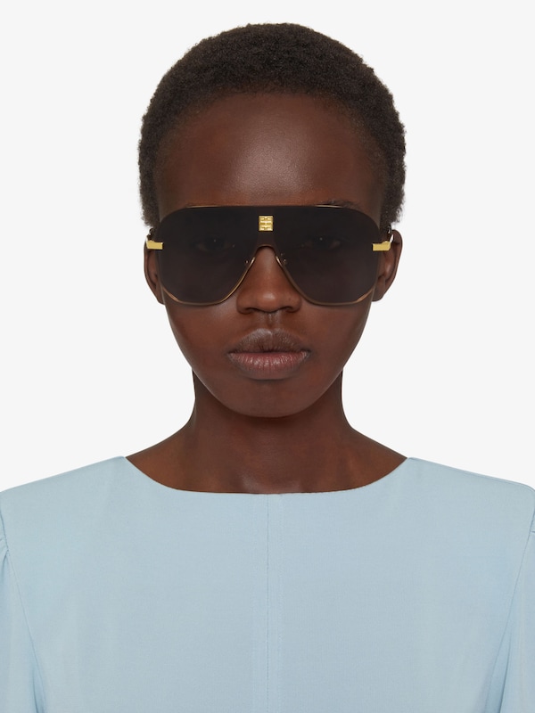 Givenchy 4GEM Unisex Sunglasses In Metal