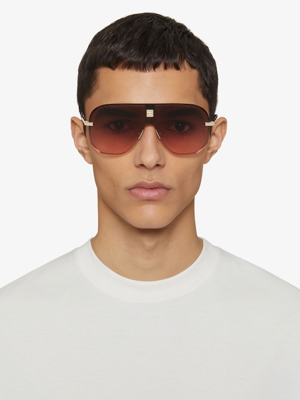 Givenchy 4GEM Unisex Sunglasses In Metal