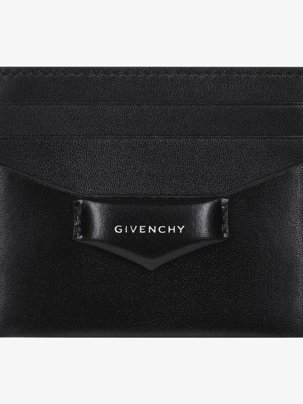 Givenchy Antigona Card Holder In Box Leather