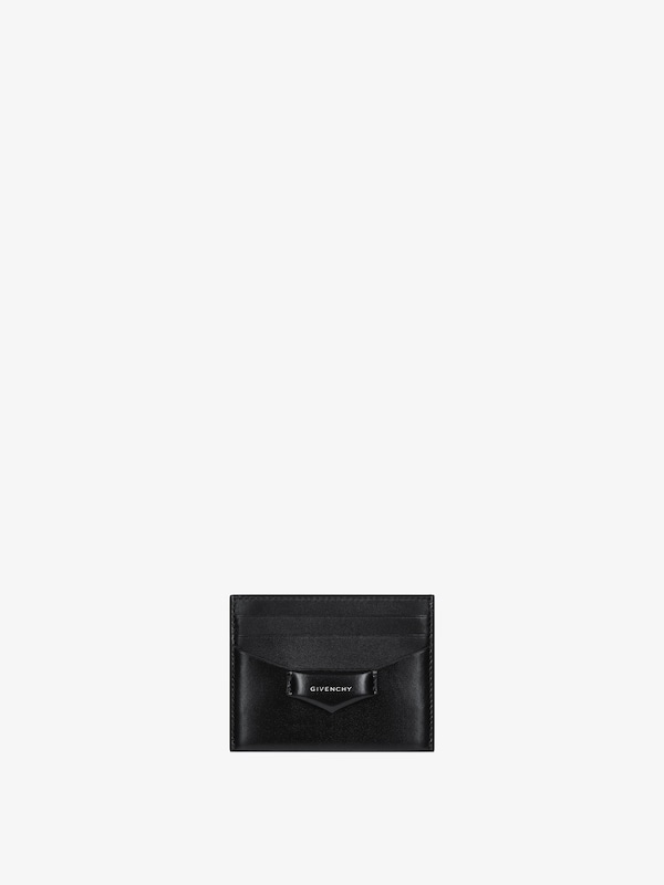 Givenchy Antigona card holder in Box leather
