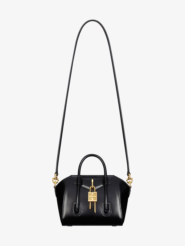 Givenchy Antigona Toy Lock Bag In Box Leather