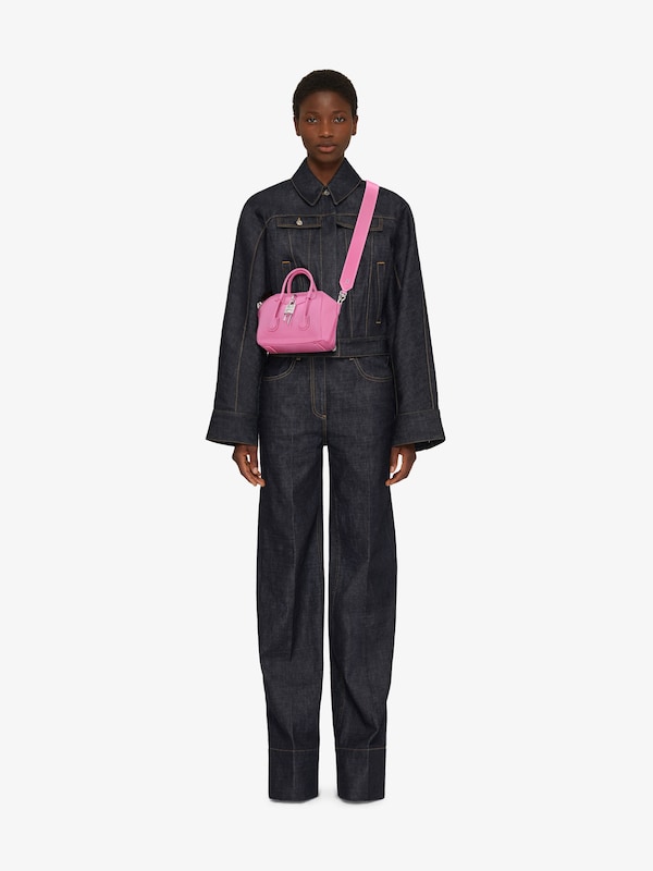 Givenchy Antigona Toy Lock Bag In Box Leather