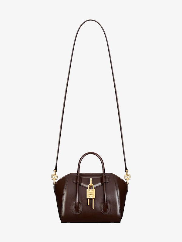 Givenchy Antigona Toy Lock Bag In Box Leather