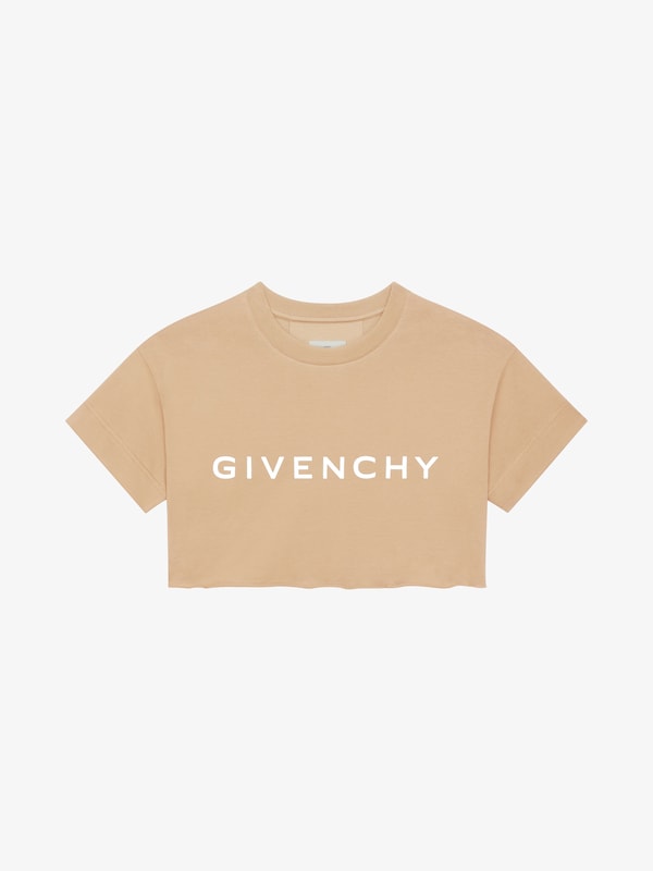Givenchy GIVENCHY Archetype Cropped T-shirt In Cotton