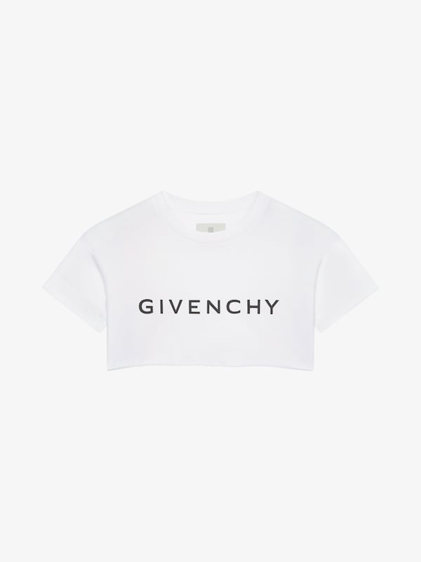 Givenchy GIVENCHY Archetype cropped t-shirt in cotton