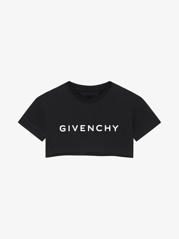 Givenchy GIVENCHY Archetype cropped t-shirt in cotton