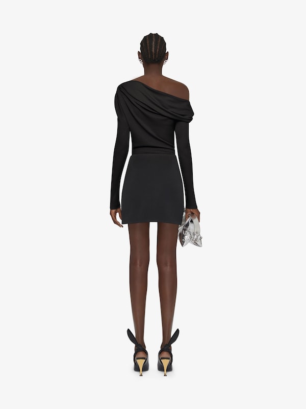 Givenchy Asymmetric Draped Top In Jersey