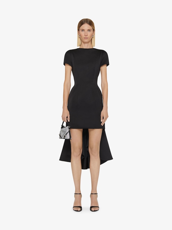 Givenchy Asymmetric dress in satin with crystals