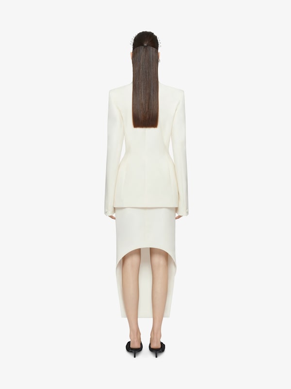 Givenchy Asymmetric Skirt In Wool And Mohair