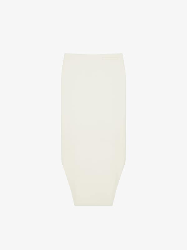 Givenchy Asymmetric Skirt In Wool And Mohair