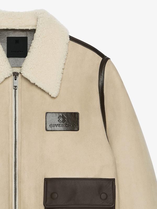 Givenchy Aviator Jacket In Shearling