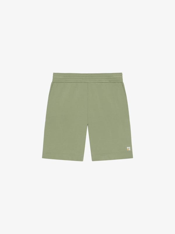Givenchy Bermuda Shorts In Fleece With 4G Detail