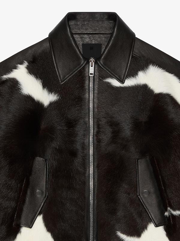 Givenchy Biker Jacket In Calfskin Leather