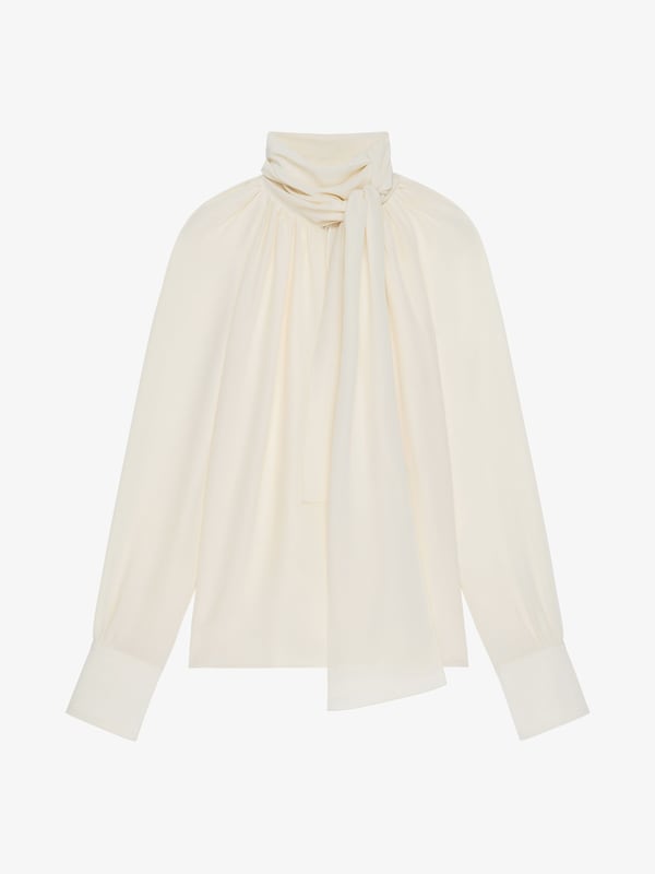 Givenchy Blouse In Silk With Lavallière