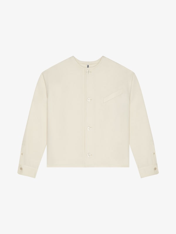 Givenchy Blouse In Wool With GIVENCHY Gros Grain