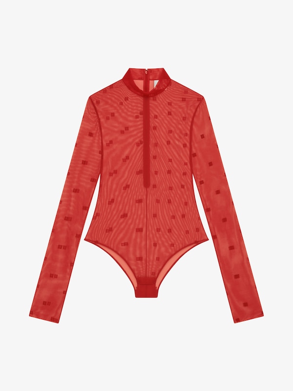 Givenchy Bodysuit in 4G tulle