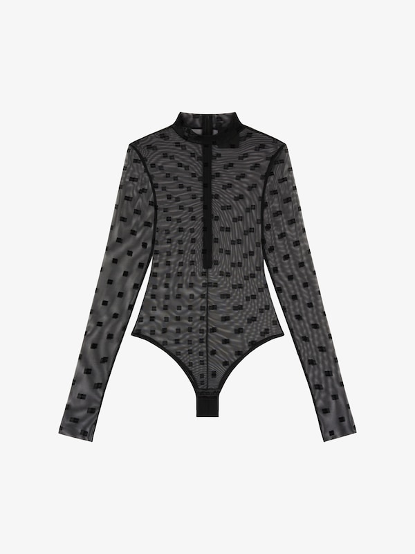 Givenchy Bodysuit in 4G tulle