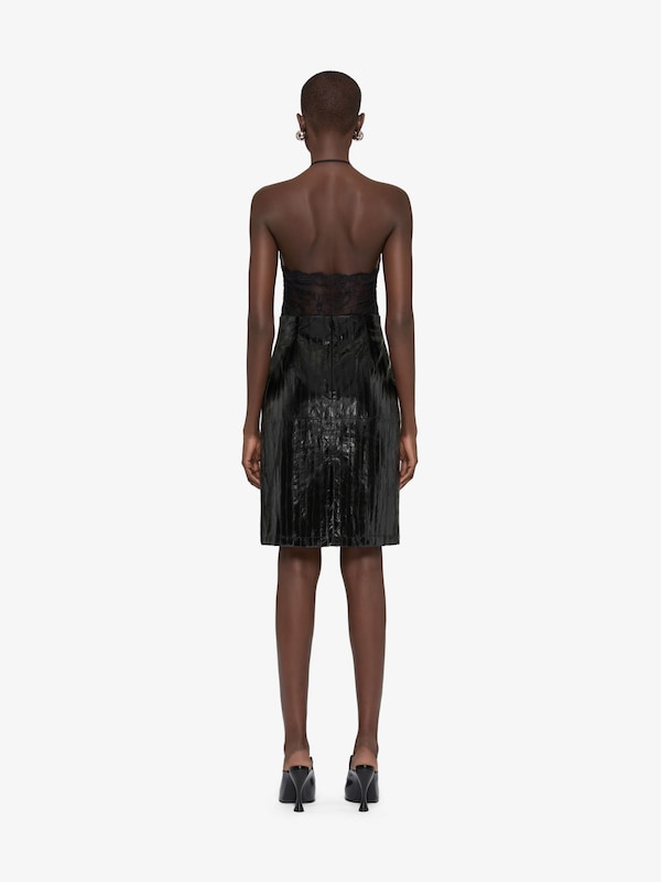 Givenchy Bodysuit In Chandelier Lace And Jersey