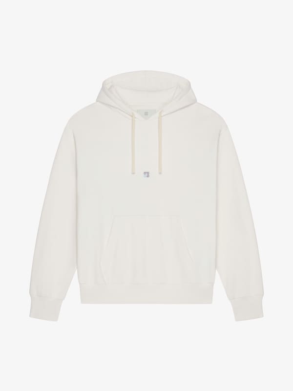 Givenchy Boxy Fit Hoodie In Fleece With 4G Detail