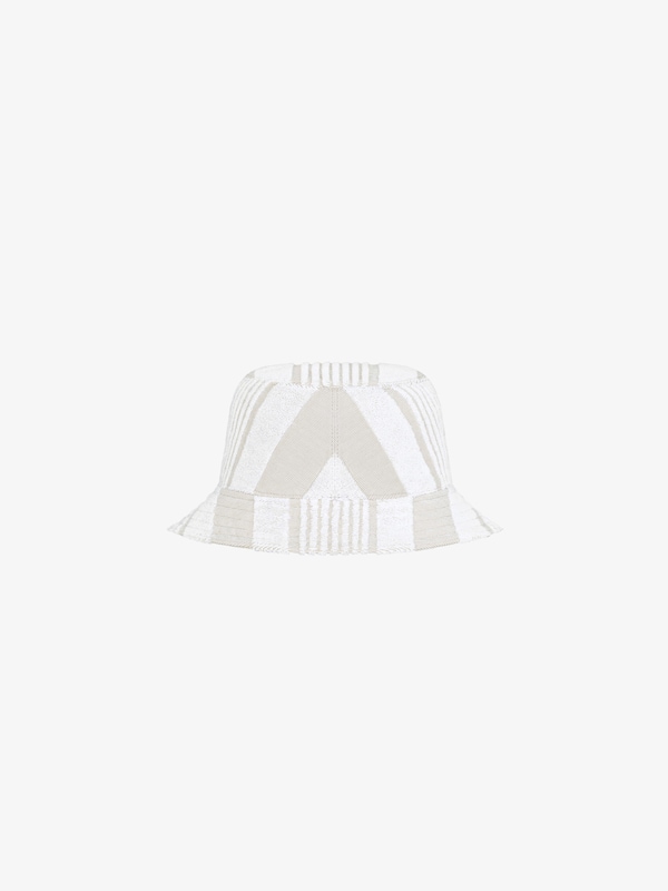 Givenchy GIVENCHY Bucket Hat In Cotton Towelling With Stripes
