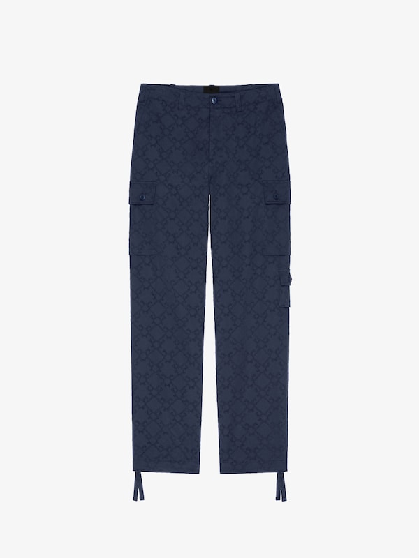 Givenchy Cargo Pants In Monogram 72 Cotton