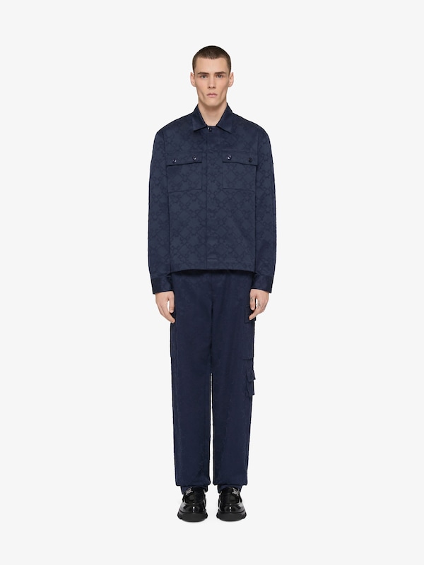 Givenchy Cargo Pants In Monogram 72 Cotton