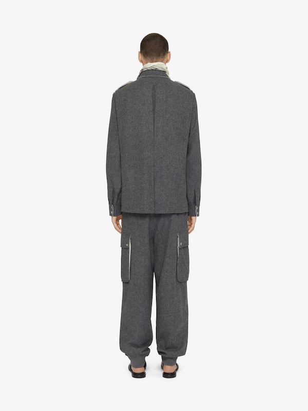 Givenchy Cargo Pants In Wool