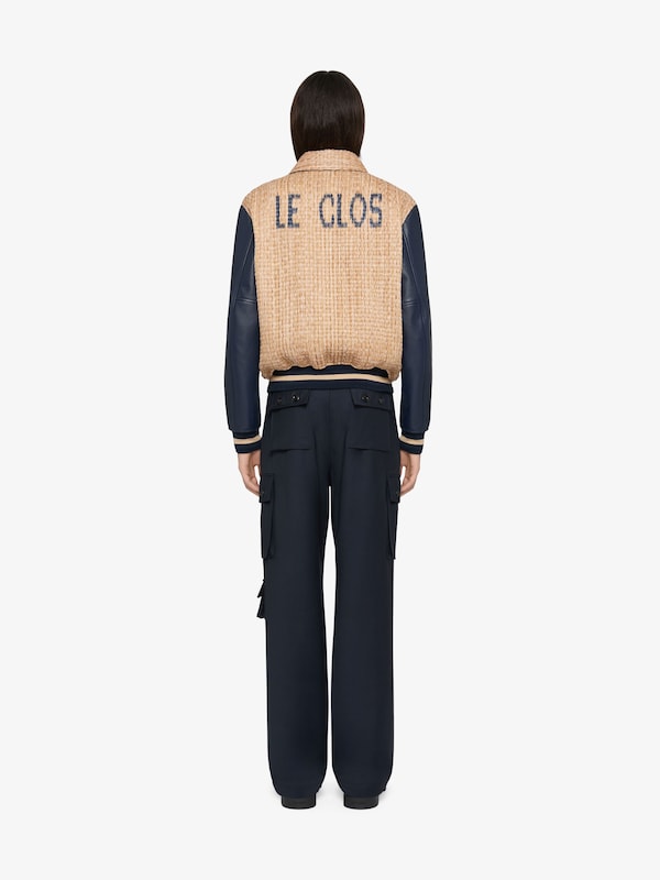 Givenchy Cargo Pants In Wool And Mohair