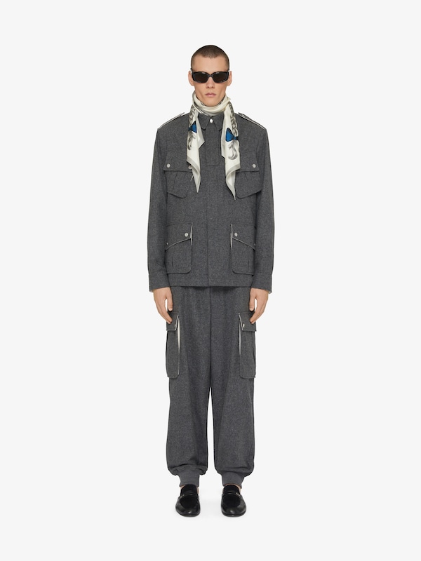 Givenchy Cargo Pants In Wool