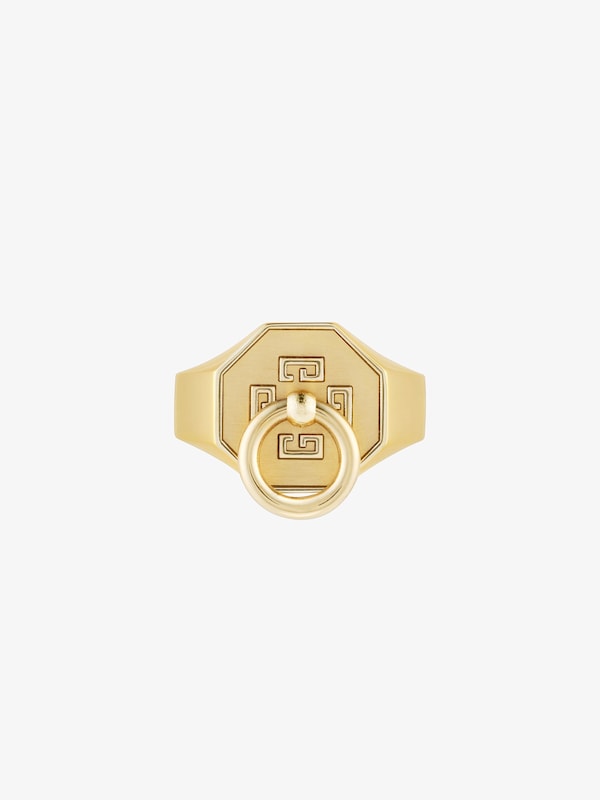 Givenchy Charm Ring In Metal