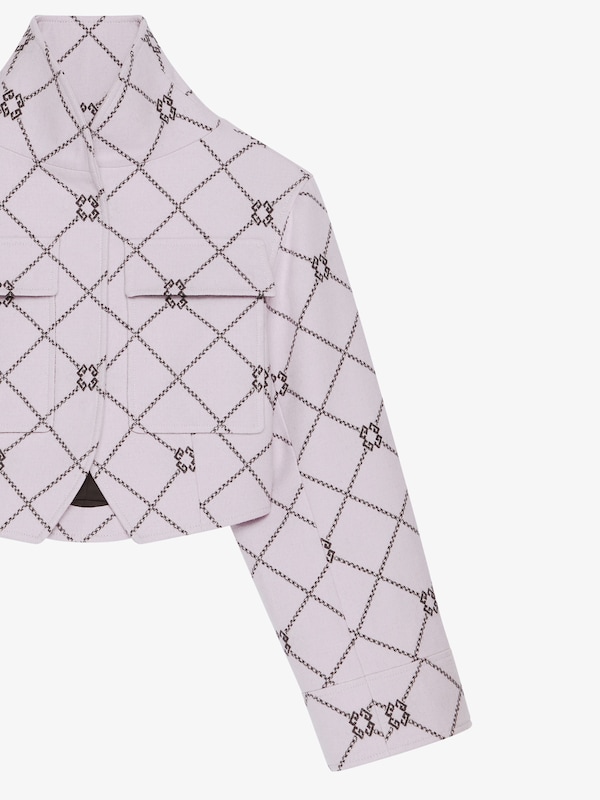 Givenchy Checked Jacket In Wool With Monogram 72