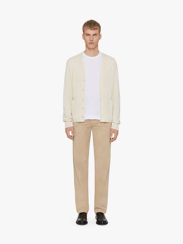 Givenchy Chino pants in cotton with 4G detail