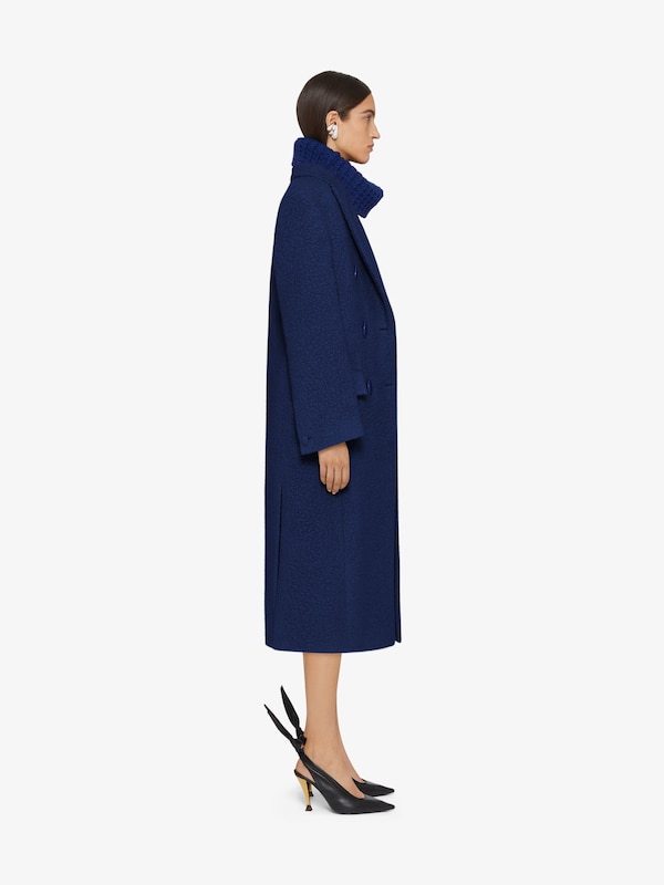 Givenchy Coat In Alpaca Bouclette Wool