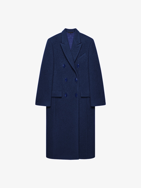 Givenchy Coat In Alpaca Bouclette Wool