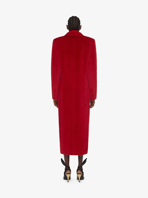 Givenchy Coat In Alpaca Wool