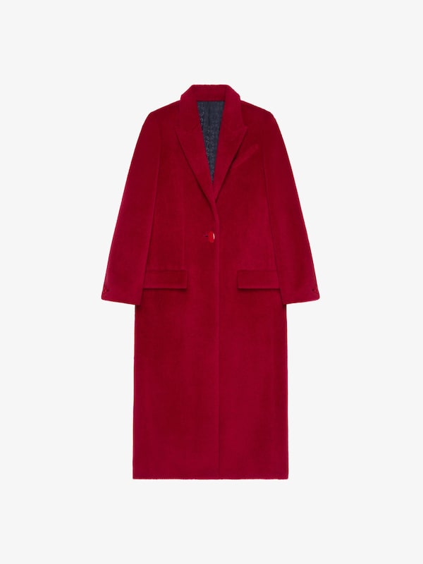 Givenchy Coat In Alpaca Wool
