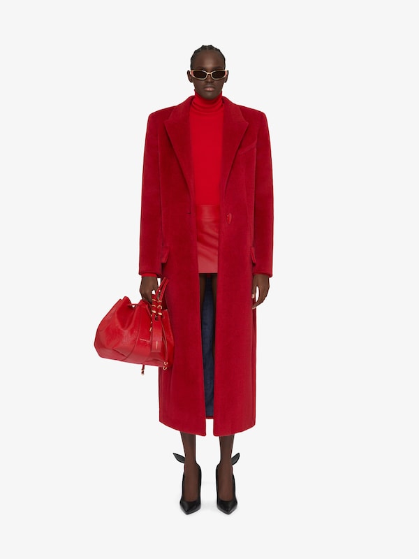 Givenchy Coat In Alpaca Wool