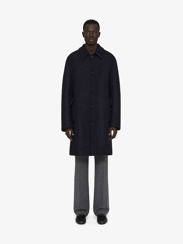 Givenchy Coat In Double Face Wool