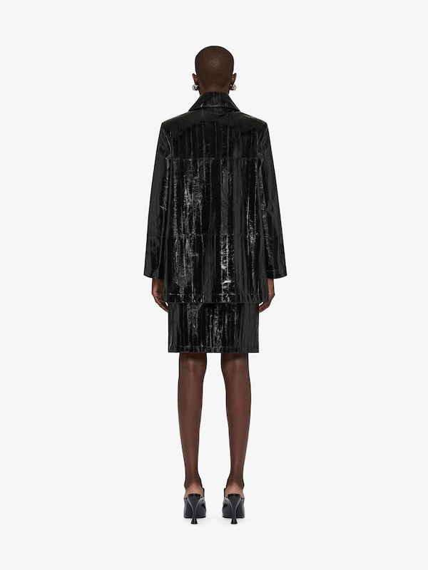 Givenchy Coat In Leather