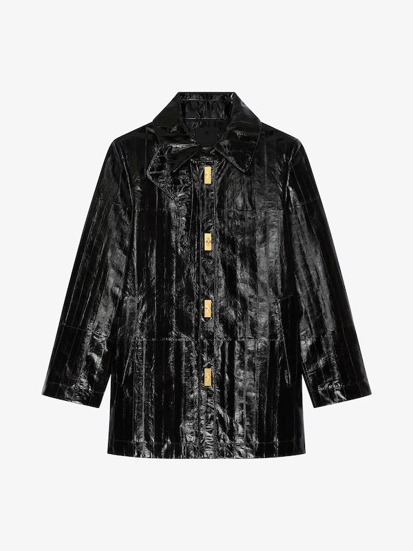 Givenchy Coat In Leather