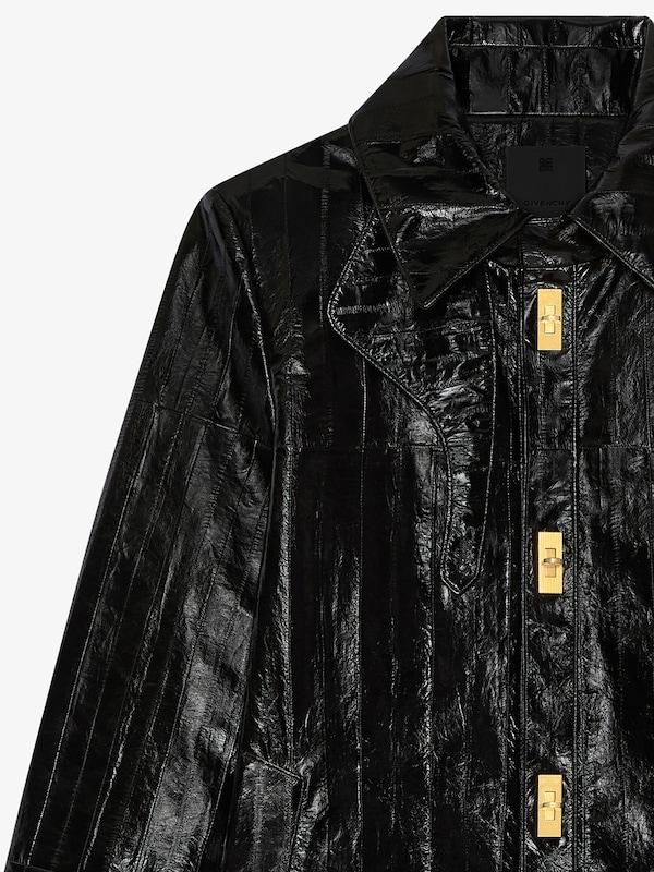 Givenchy Coat In Leather